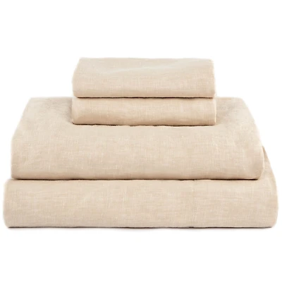 100% French Linen Sheet Set - Cal King