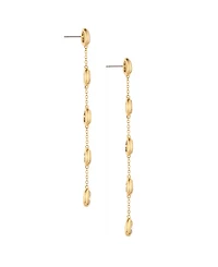 Ettika Multi-Crystal Teardrop Earrings in 18K Gold Plating
