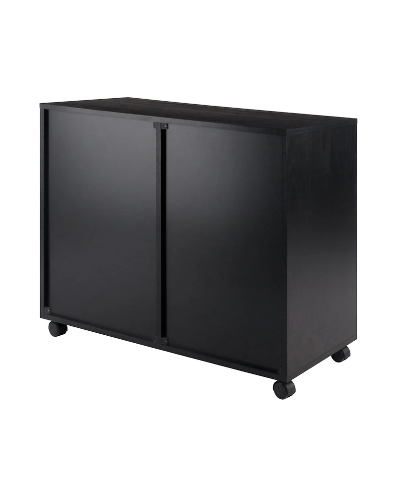 Winsome Halifax 26.3" Wood 2-Drawer Wide Filing Storage Cabinet