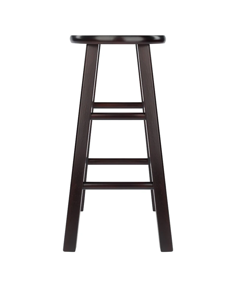 Winsome Element 2 Piece Wood Counter Stool Set