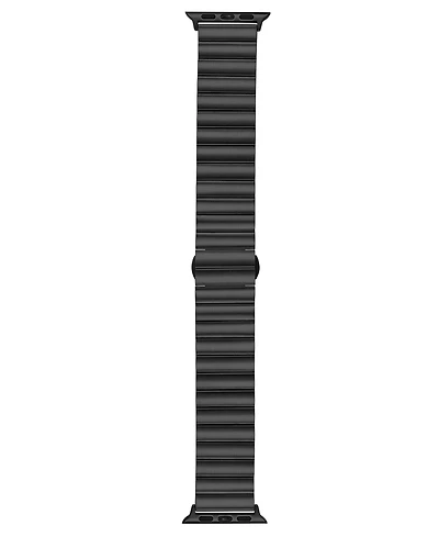 WITHit Space Grey Stainless Steel Bar Link Band designed for Apple Watch 42mm (Series 1-3 only) & 44/45/46/49mm (Ultra & Ultra 2)