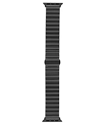 WITHit Space Grey Stainless Steel Bar Link Band designed for Apple Watch 42mm (Series 1-3 only) & 44/45/46/49mm (Ultra & Ultra 2)
