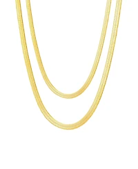 Ben Oni Maelle 2 Pieces Herringbone Necklace Set