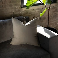 French Linen Decorative Throw Pillow