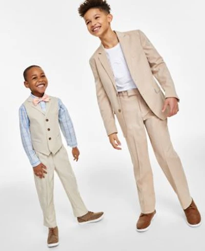 Nautica Toddler Little Boys Linen Look Vest Calvin Klein Big Boys Sharkskin Suit T Shirt Separates