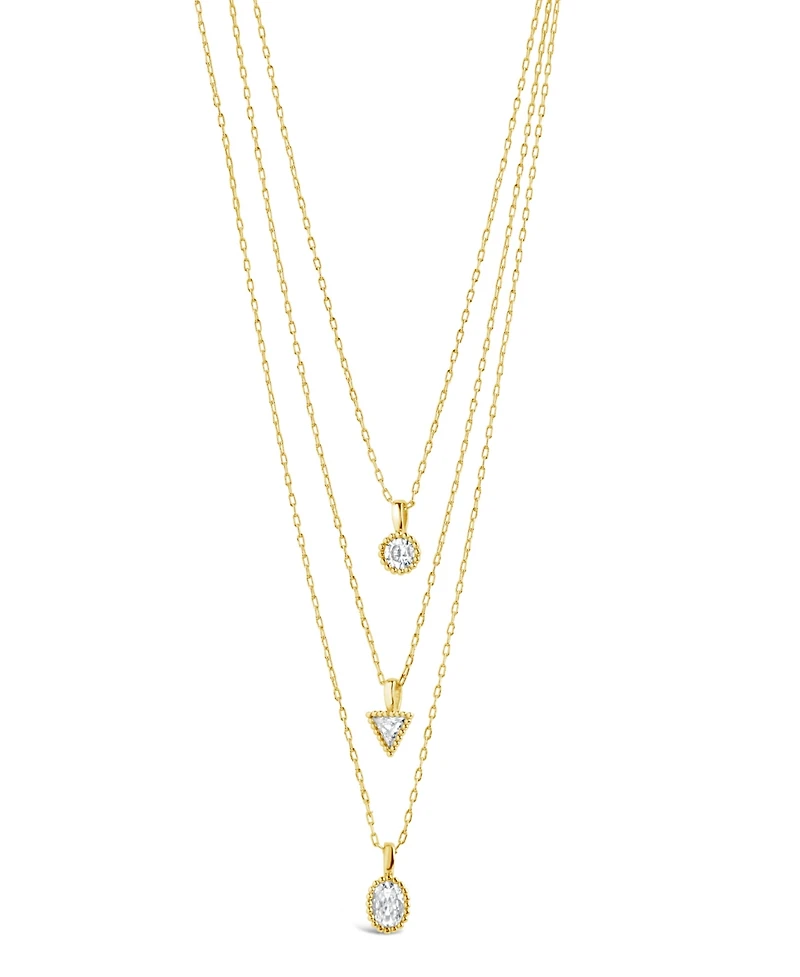 Sterling Forever Julie Layered Necklace