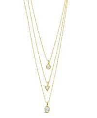 Sterling Forever Julie Layered Necklace