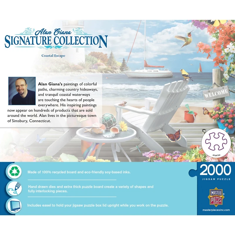 Masterpieces Signature Collection - Coastal Escape 2000 Piece Puzzle