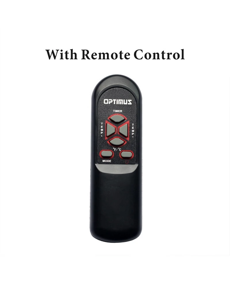 Optimus Infrared Quartz Heater with Remote & Led Display