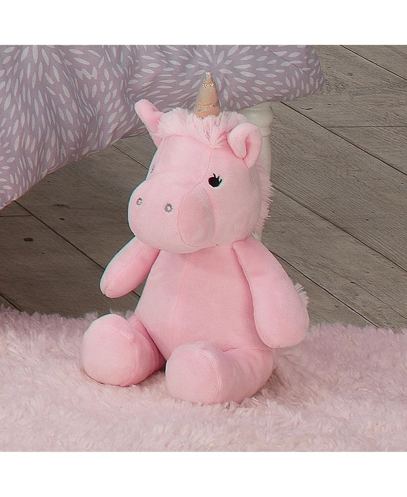 Bedtime Originals Rainbow Unicorn Pink/Gold Plush Unicorn Stuffed Animal - Pearl
