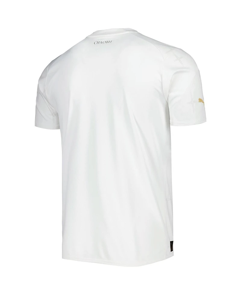 Men's Puma White Serbia National Team 2022/23 Away Replica Jersey