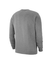 Men's Nike Heather Gray Canada Soccer Fleece Pullover Sweatshirt