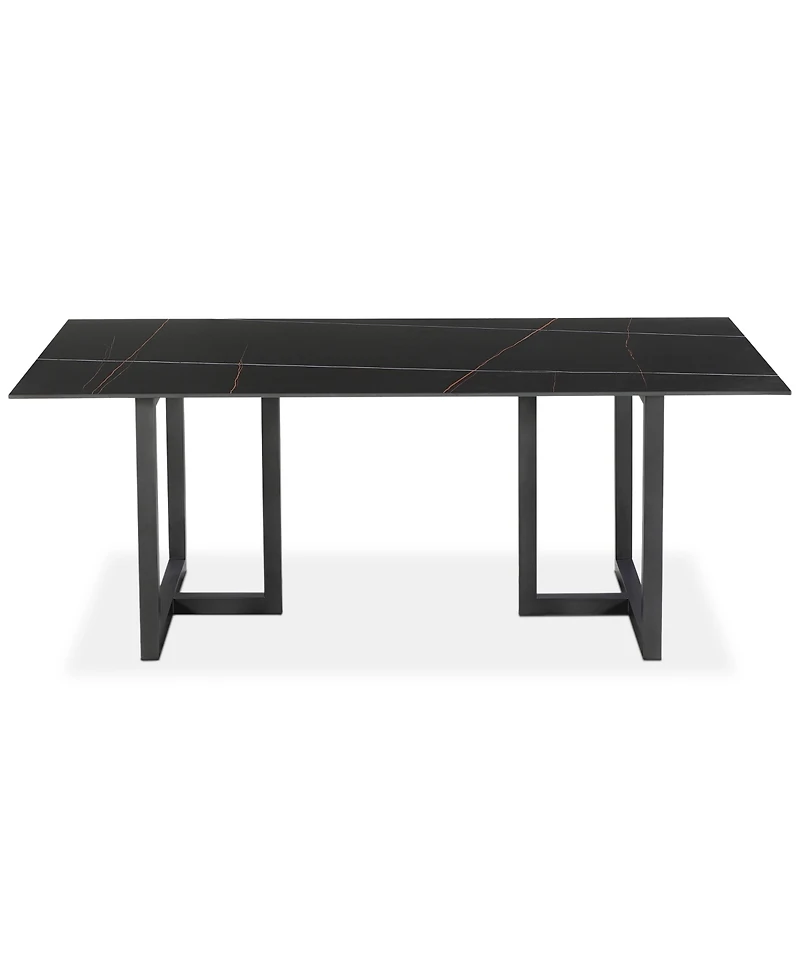 Emila Rectangular Sintered Stone Dining Table, Created for Macy's