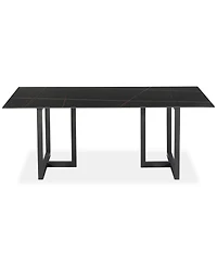 Emila Rectangular Sintered Stone Dining Table, Created for Macy's
