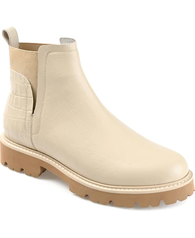 Journee Signature Women's Bristol Lug Sole Ankle Booties
