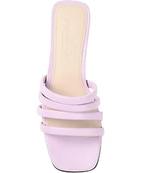 Journee Signature Women's Cendi Strappy Band Flat Sandals