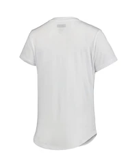 Women's Concepts Sport White, Charcoal New Orleans Saints Sonata T-shirt and Leggings Sleep Set