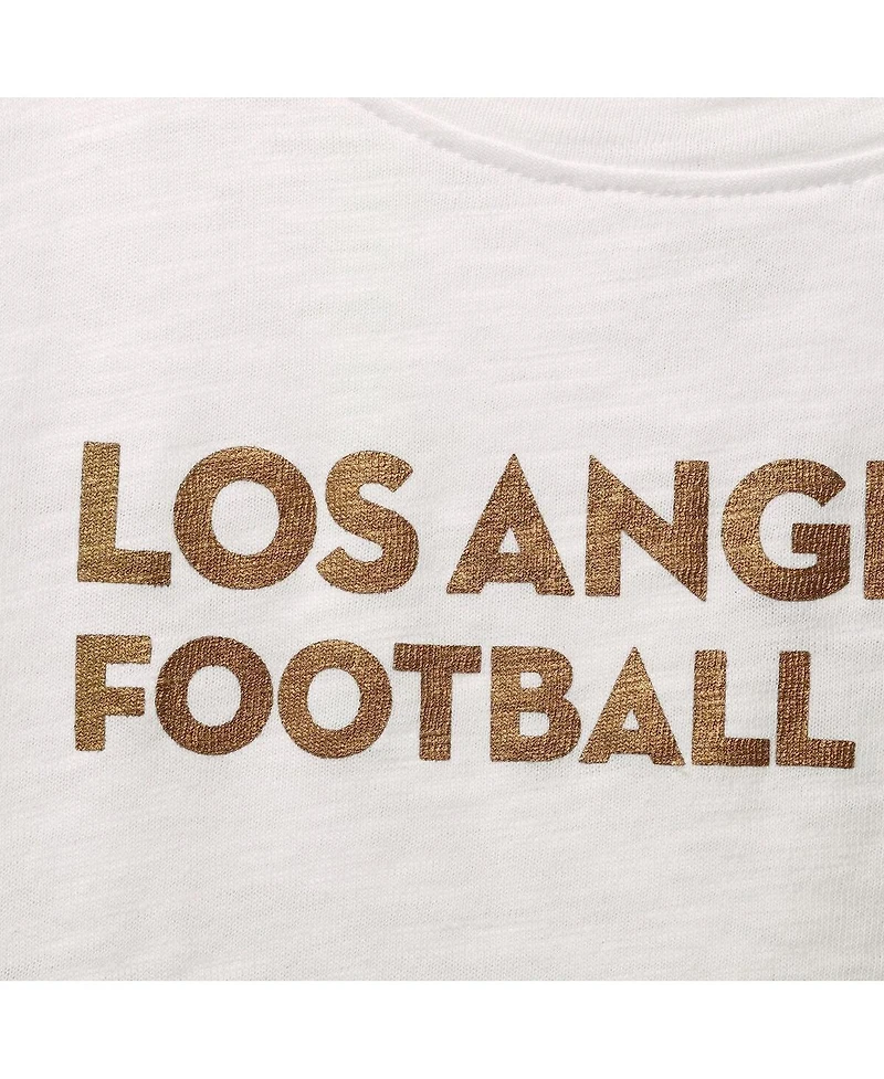 Women's Concepts Sport White Lafc Resurgence T-shirt