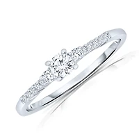 Sterling Silver Cubic Zirconia Statement Ring