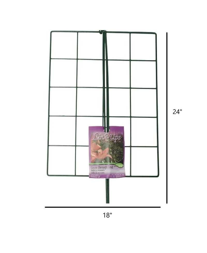 Luster Leaf Inc Link-Ups Grow Through Grid Plant Support Rectangle