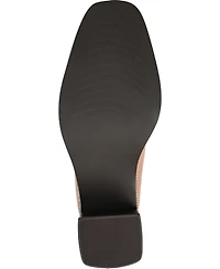 Journee Signature Women's Stylla Stretch Vamp Block Heel Shooties