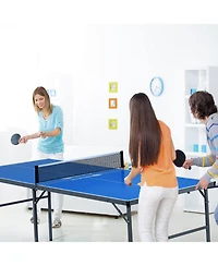 6 x3 Portable Tennis Ping Pong Folding Table w/Accessories