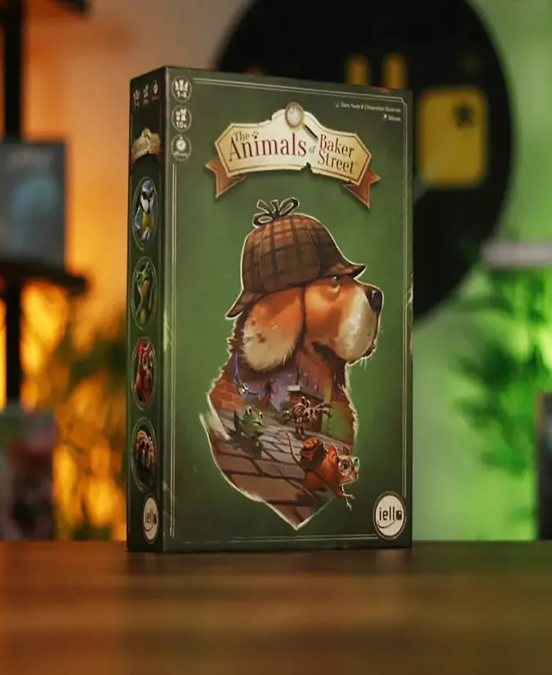 Iello The Animals of Baker Street Investigation Game Playable for The Whole Family