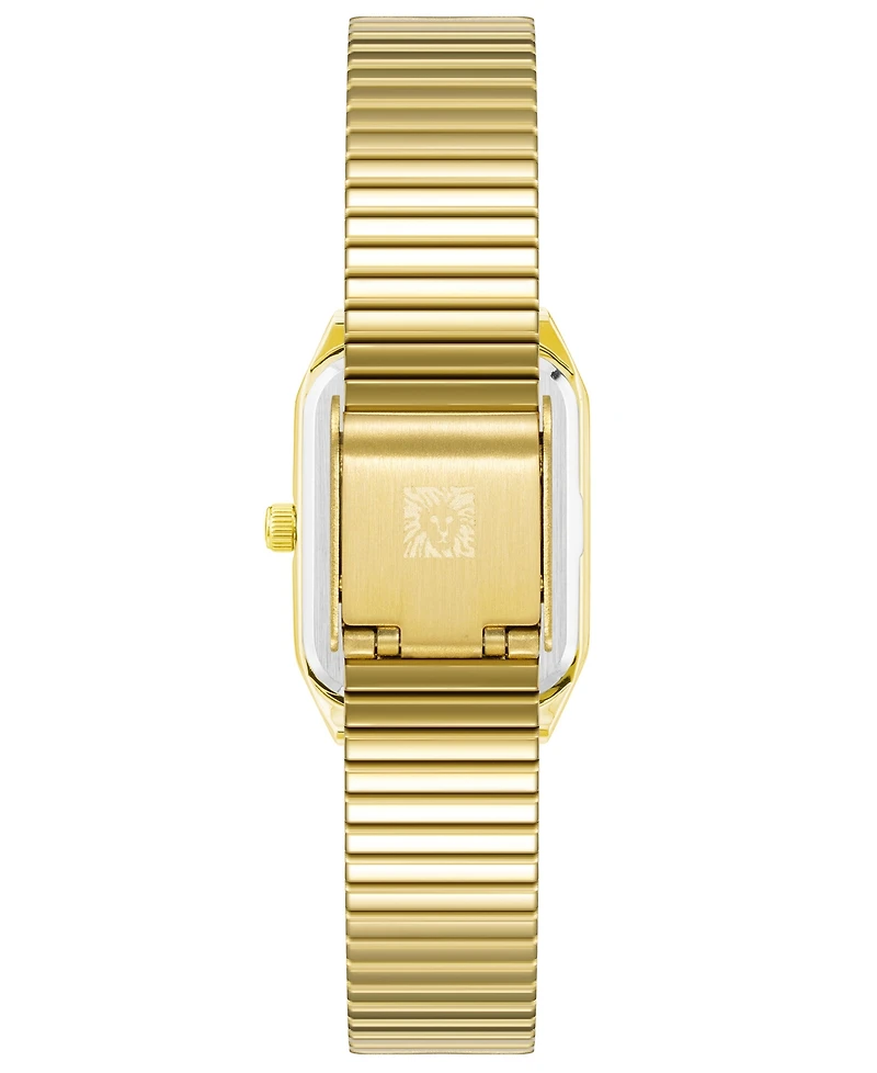 Anne Klein Women's Octagon Gold-Tone Stainless Steel Watch, 35mm