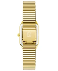 Anne Klein Women's Octagon Gold-Tone Stainless Steel Watch, 35mm