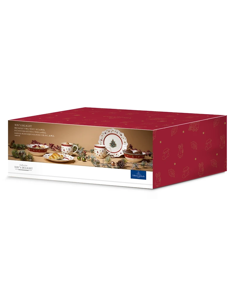 Villeroy & Boch Toys Delight 6 Piece White Breakfast Set