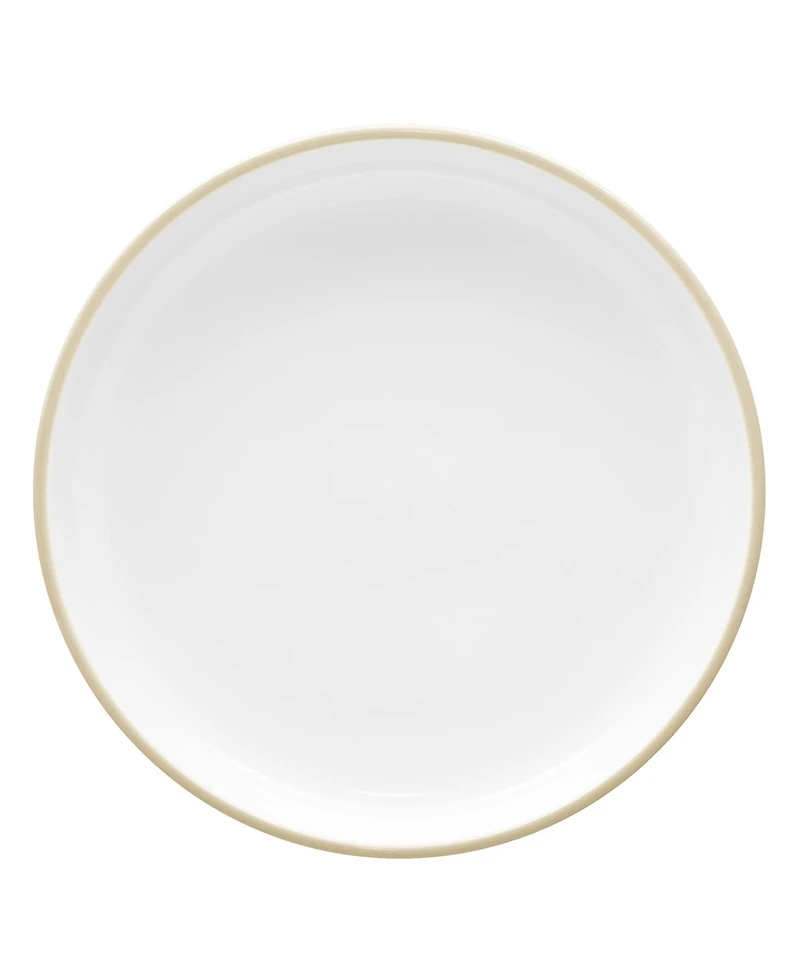 Noritake Colortex Stone Stax Ivory Deep Plates, Set of 4