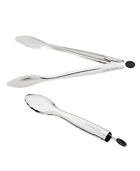 Circulon Tools Stainless Steel Kitchen Tongs, Set of 2