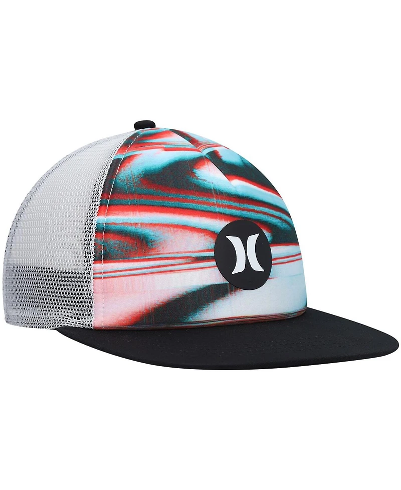 Men's Hurley Black Balboa Trucker Snapback Hat