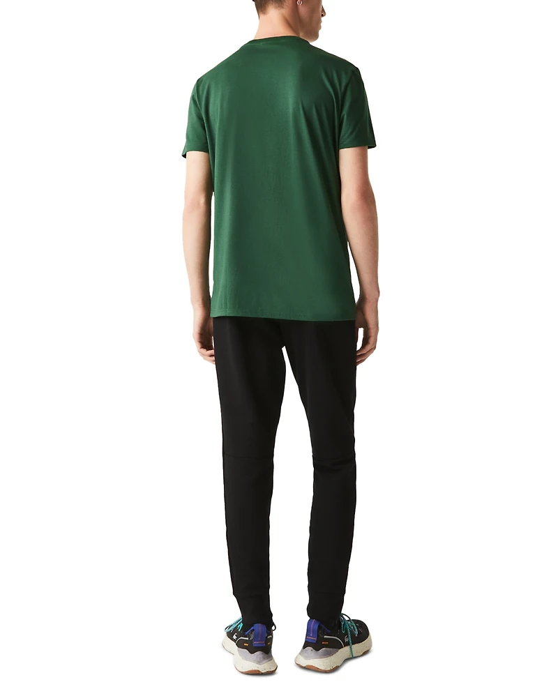 Men's Lacoste Classic V-Neck Soft Pima Cotton Tee Shirt