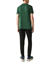 Men's Lacoste Classic V-Neck Soft Pima Cotton Tee Shirt