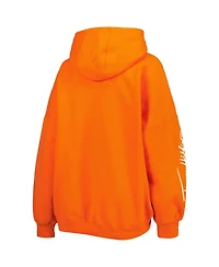 Women's Tommy Hilfiger Orange Denver Broncos Becca Drop Shoulder Pullover Hoodie