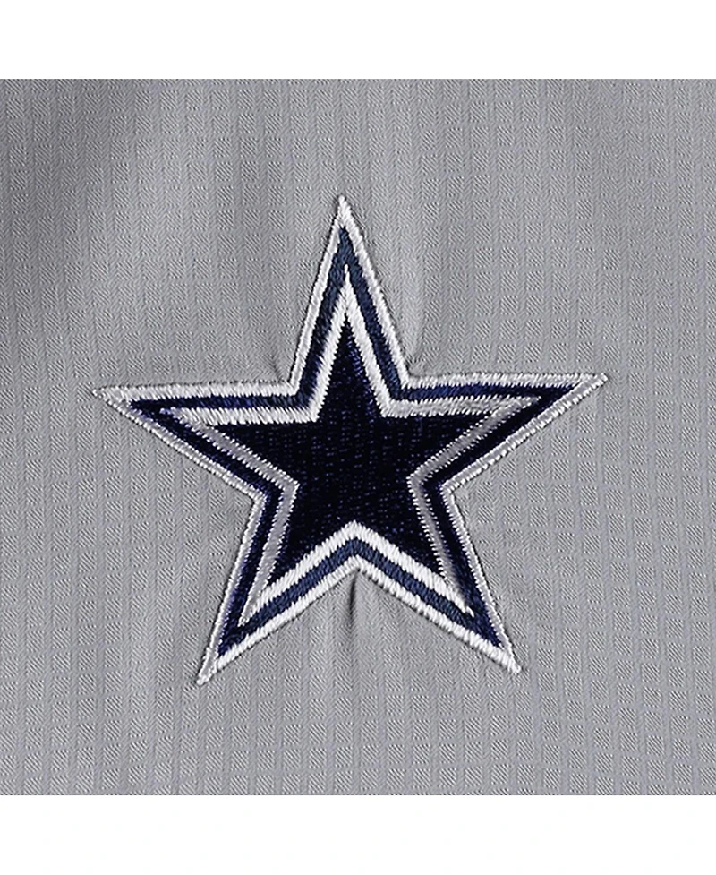 Women's Columbia Gray Dallas Cowboys Tamiami Omni-Shade Pullover Hoodie Jacket