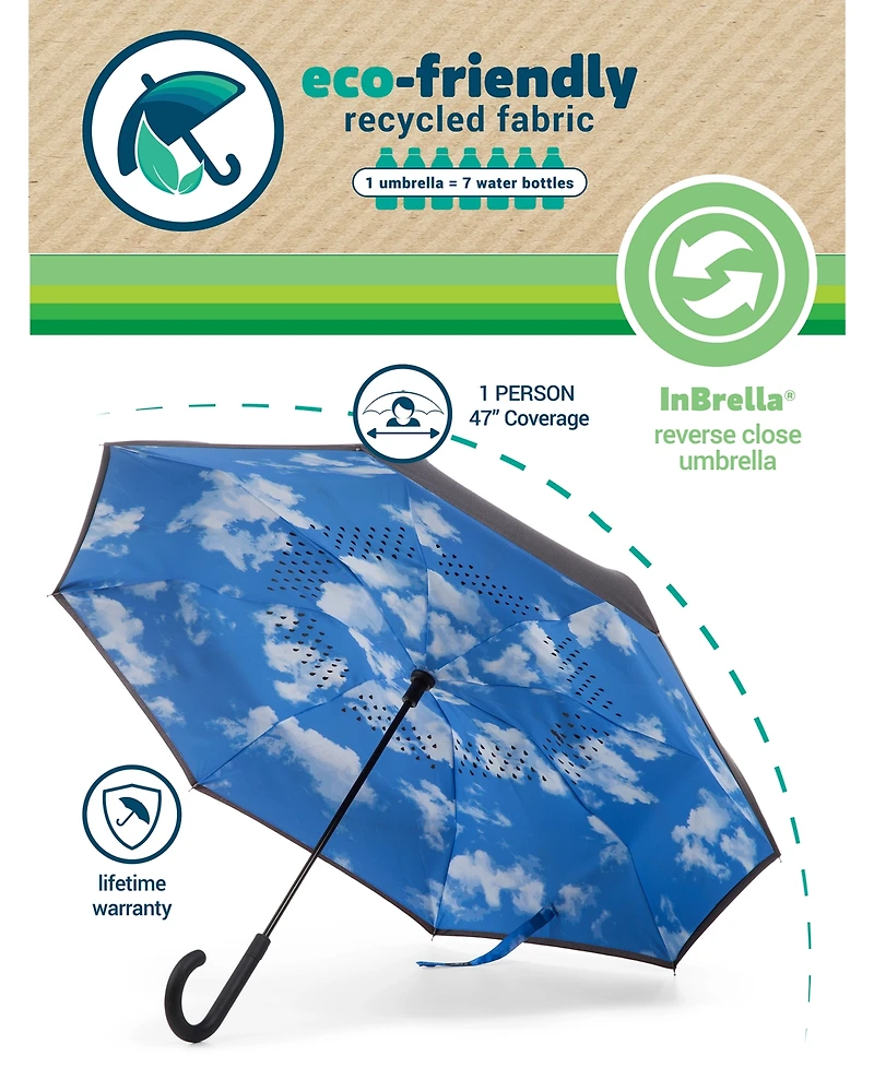 Totes Inbrella Reverse Close Umbrella