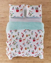 Levtex Gnome for the Holidays Quilt, Full/Queen