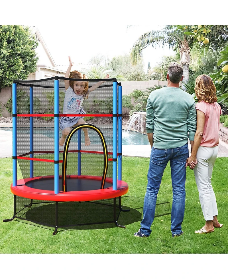 Costway 55" Kids Trampoline Bouncing Jumping Mat Recreational Trampoline