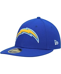 Men's New Era Royal Los Angeles Chargers Logo Omaha Low Profile 59FIFTY Fitted Hat