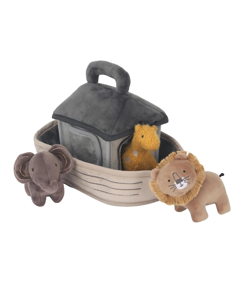Lambs & Ivy Baby Noah Interactive Plush Boat/Ark with Stuffed Animal Toys