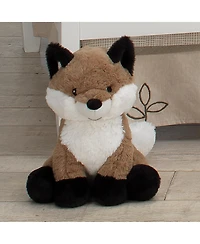Lambs & Ivy Painted Forest Brown/White Plush Fox Stuffed Animal - Knox