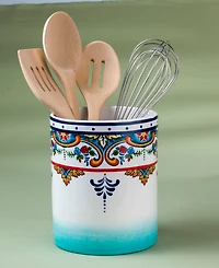 Euro Ceramica Zanzibar Utensil Crock