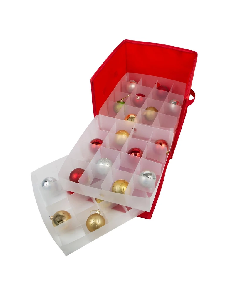 Simplify 64 Count Stackable Christmas Ornament Storage Box