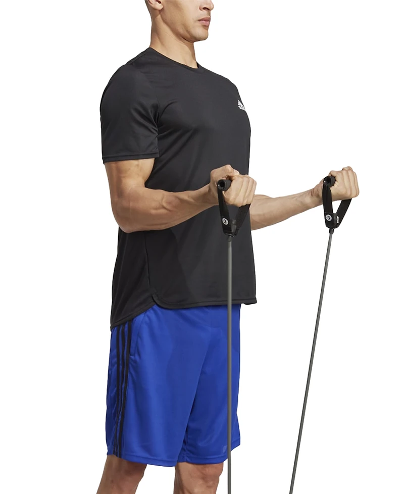 adidas Men's Train Essentials Classic-Fit Aeroready 3-Stripes 10" Training Shorts