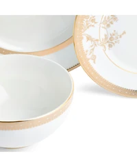 Vera Wang Wedgwood Dinnerware, Lace Gold 12 Piece Set