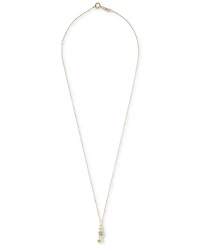 Wrapped Diamond Soccer Boy Pendant Necklace (1/20 ct. t.w.) in 10k Gold, 18" + 2" extender, Created for Macy's