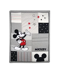 Lambs & Ivy Disney Baby Magical Mickey Mouse 3-Piece Crib Bedding Set - Gray