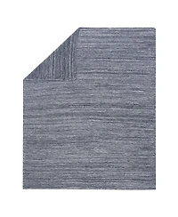 Lambs & Ivy Signature /White 100% Cotton Marl Textured Knit Baby Blanket